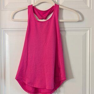 Champion Hot Pink Racerback Athletic Tank Top Girls L 10-12 Activewear